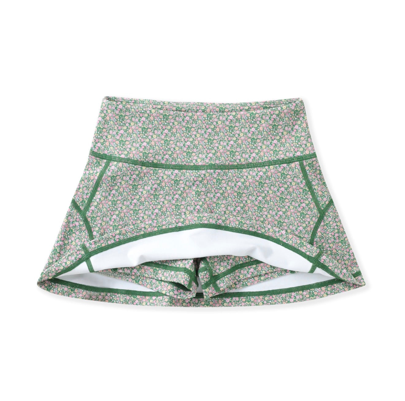 Swoon Baby Active Olive Floral Tennis Skirt
