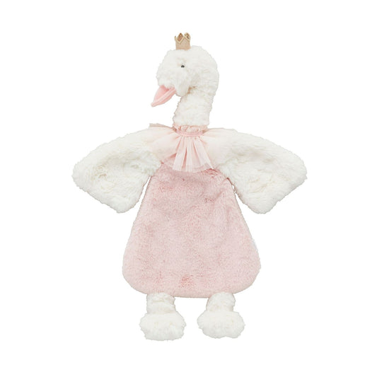 Mud Pie Swan Princess Plush Woobie