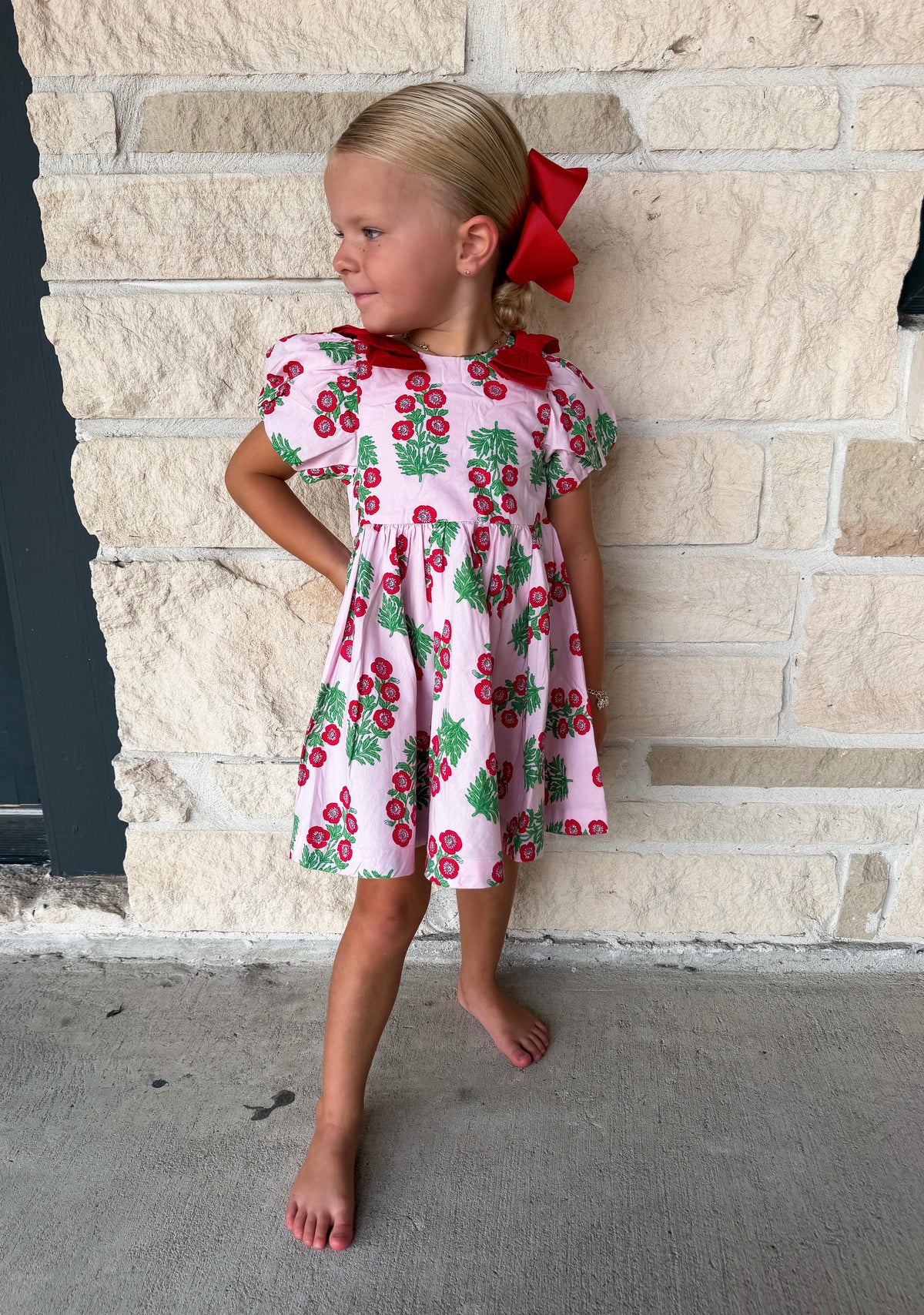 Mud Pie Pink Floral Dress