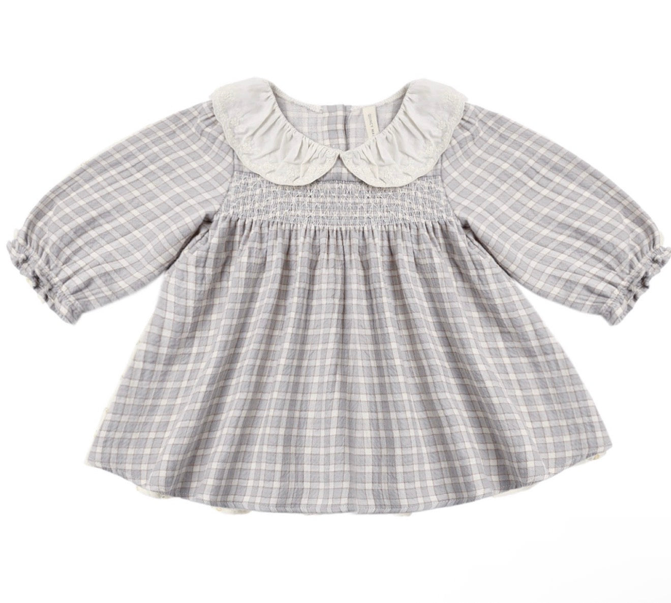 Quincy Mae Blue Gingham Callie Dress