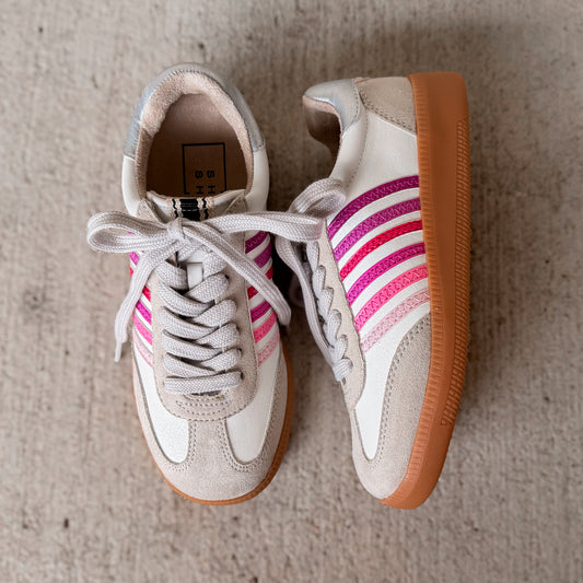 Shu Shop Pink Multi Stevie Mini Sneaker