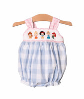Smocked Flamingo Smocked Princess Bow Bubble