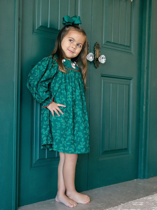 Poppy Kids Holly Santa Dress