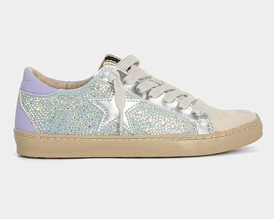 Shu Shop Paula Blue Iridescent Sneaker