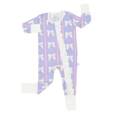Hamner Hill Purple Bow Playsuit