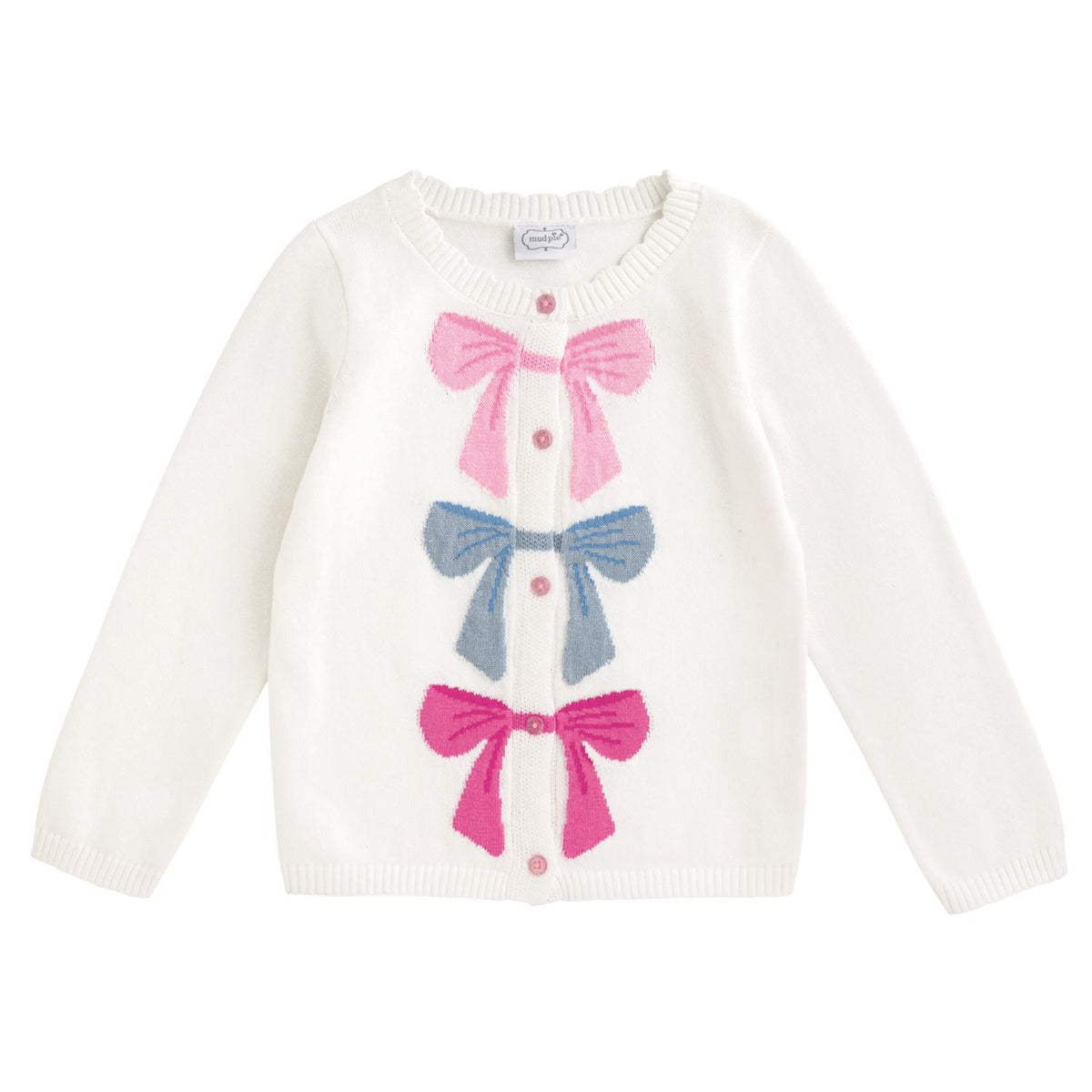 Mud Pie Multi Bow Cardigan