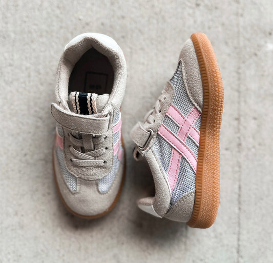 Shu Shop Sasha Mini Tan/Pink Sneaker