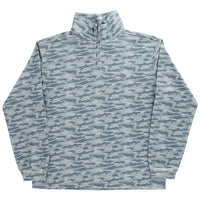 J. Bailey Grey Camo Performance Half Zip