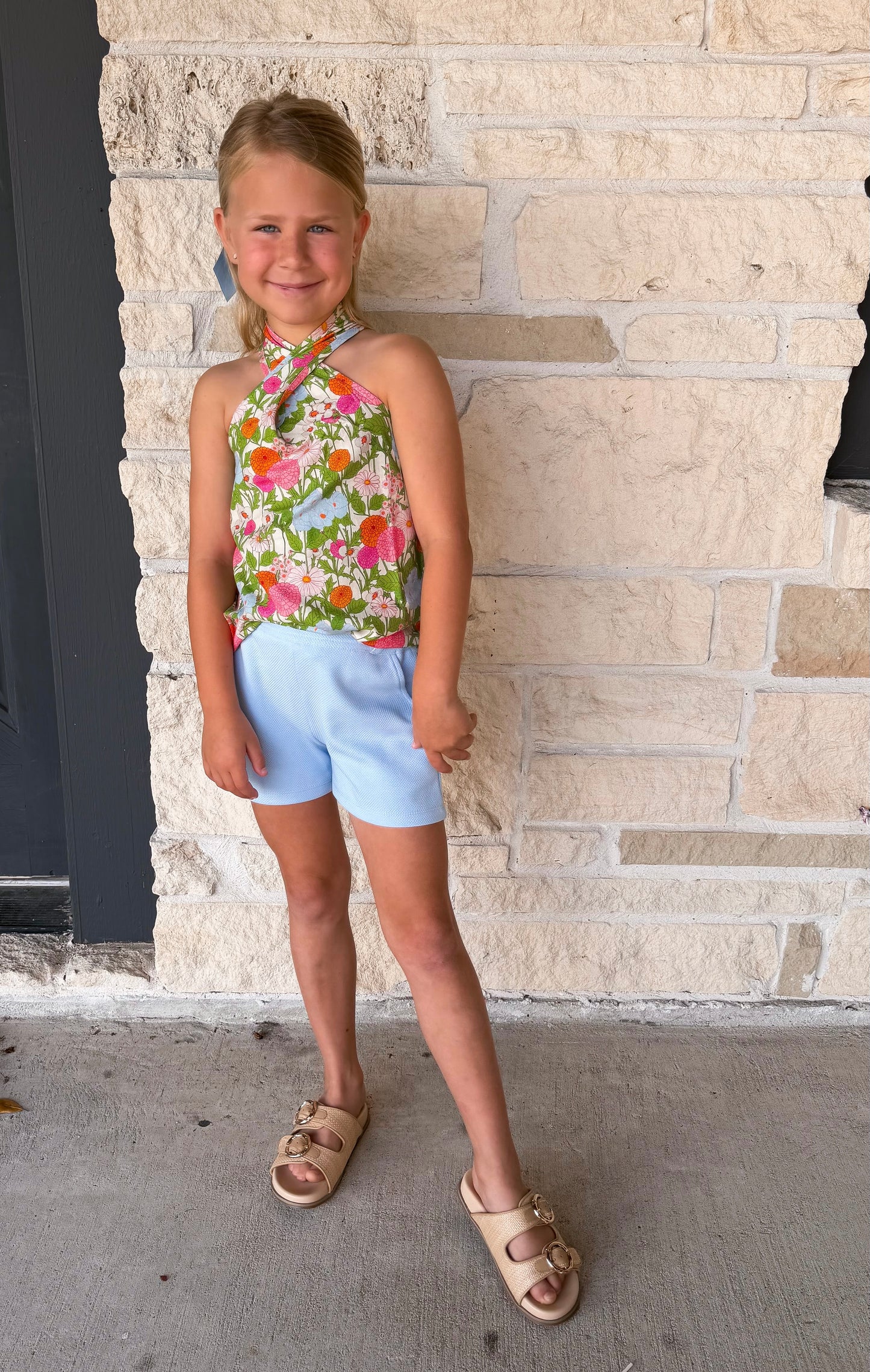 Bisby Light Blue Basic Short