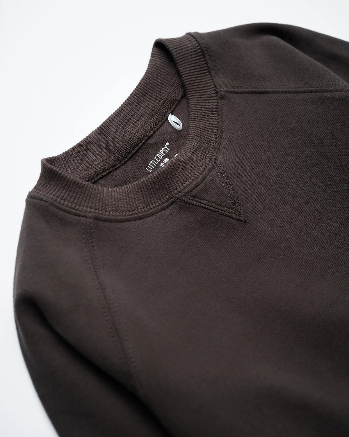 Little Bipsy Brown Raglan Crewneck