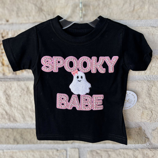 Sweet Wink Black Spooky Babe Tee