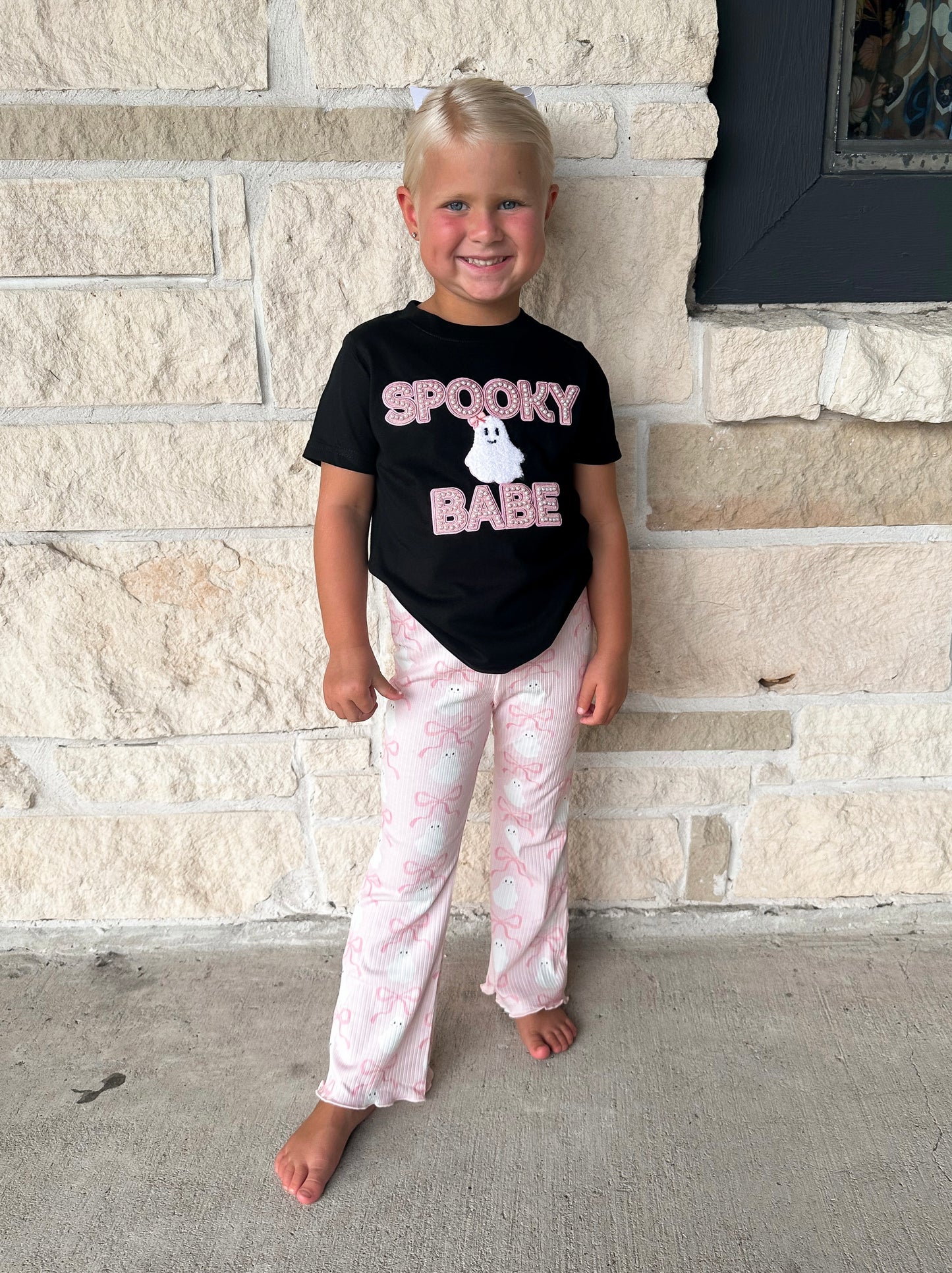 Sweet Wink Black Spooky Babe Tee