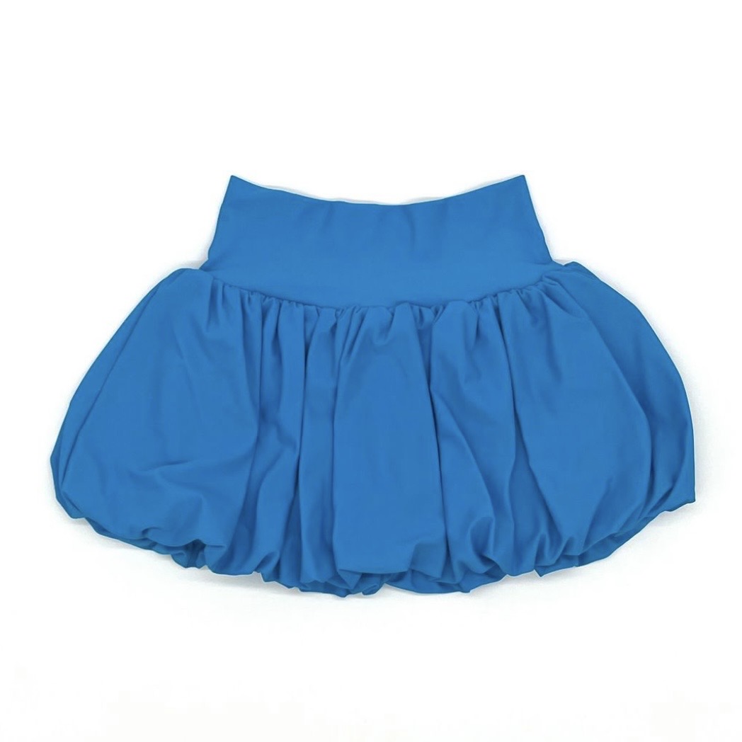 Blended Spirit Aqua Athletic Bubble Skirt