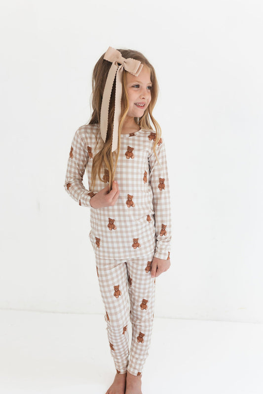 IMJ Teddy Gingham 2pc Set