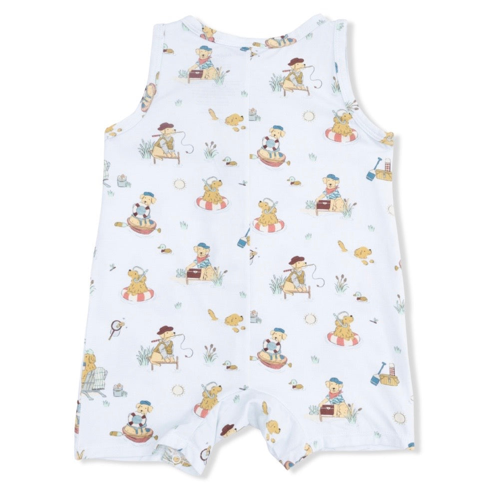 Angel Dear Lake Buddy Dogs Shortie Romper