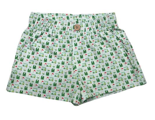 Southbound Green Golf Performance Short