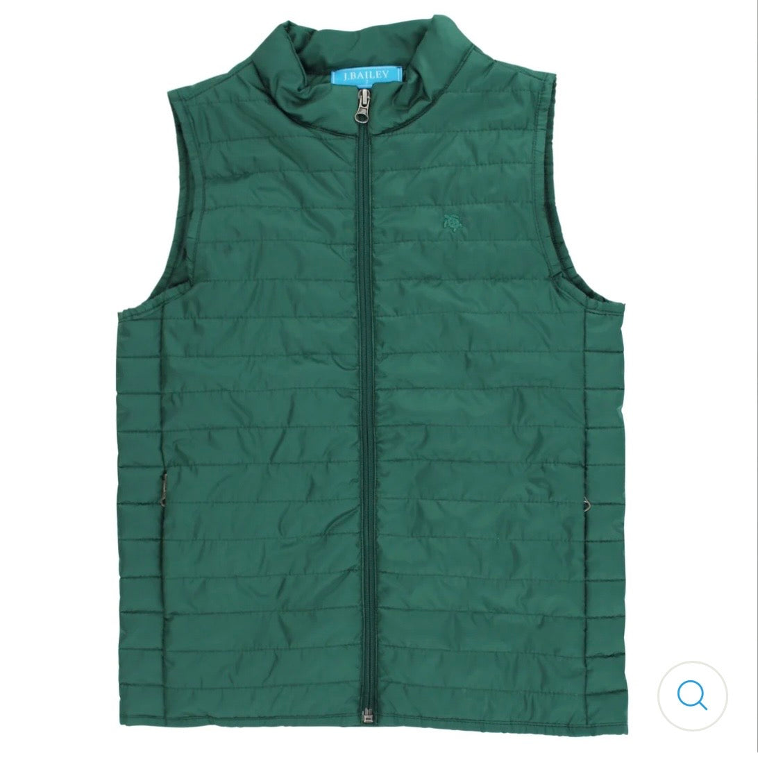 J Bailey Forest Quilted Vest