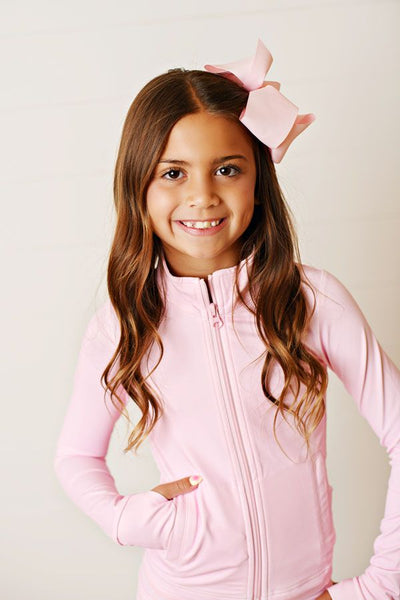 Swoon Baby Pink Zip Jacket