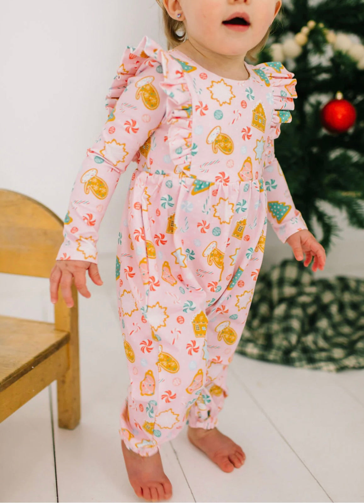 Ollie Jay Christmas Cookies Mabel Romper