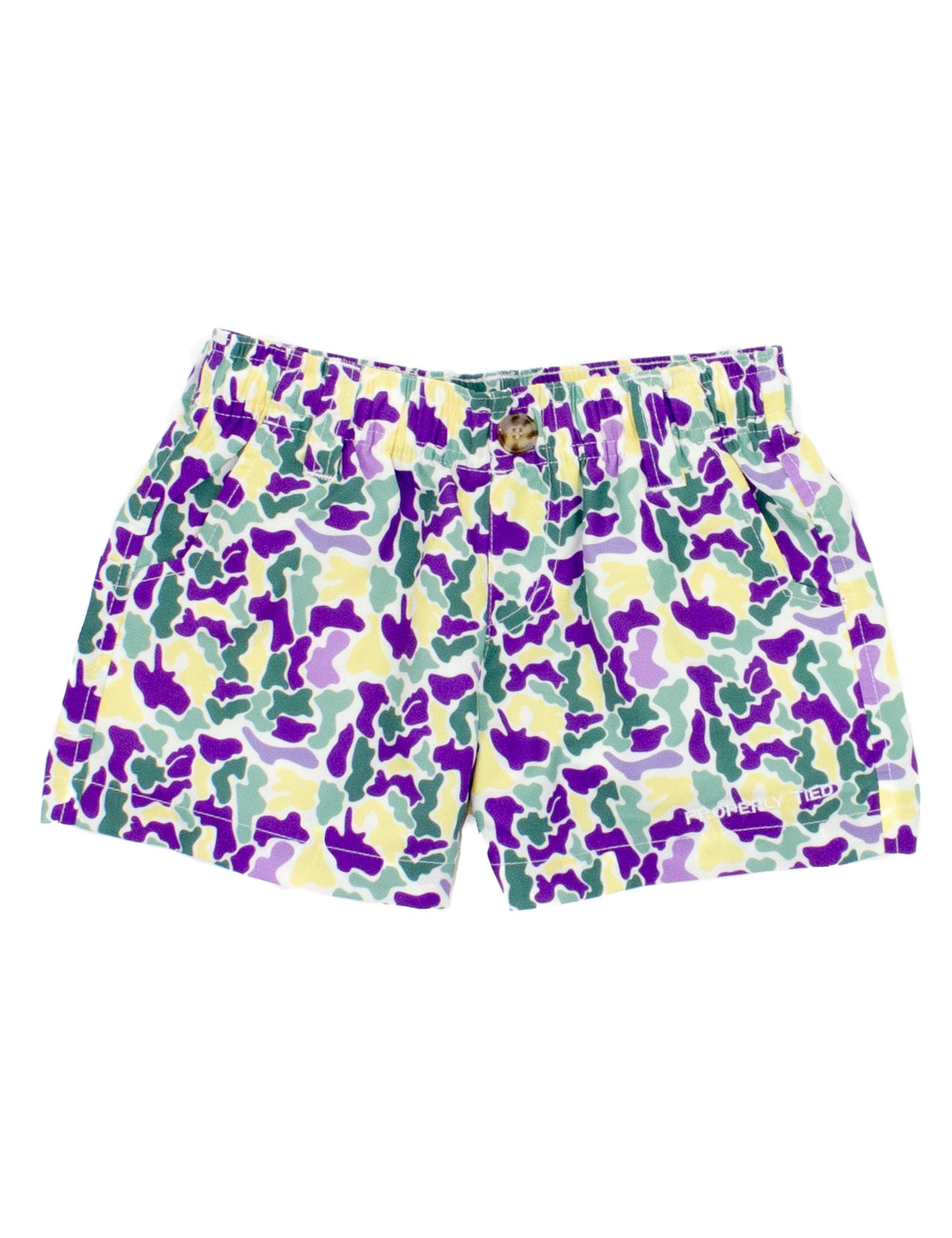 Properly Tied Mardi Gras Camo Mallard Short