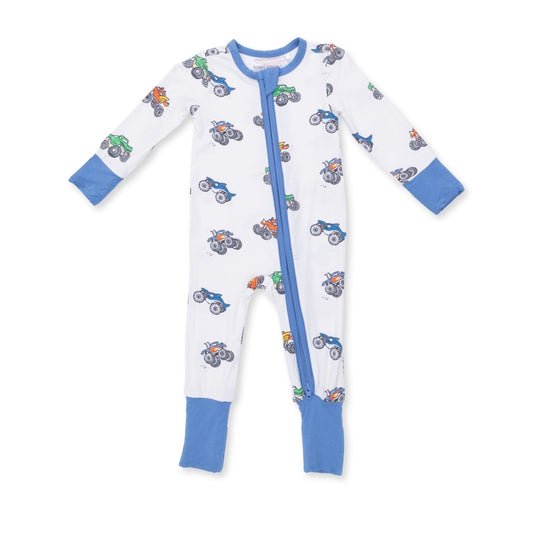 Angel Dear Monster Trucks Playsuit