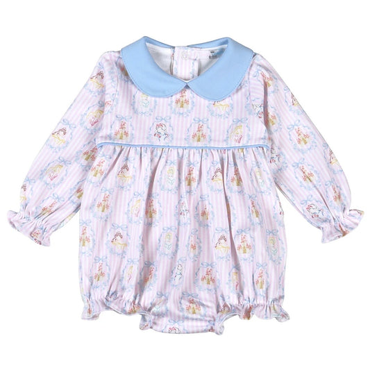 Baby Loren Royal + Charm Scallop Collar Bubble