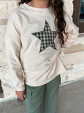 Hayden Plaid Rockstar Sweatshirt