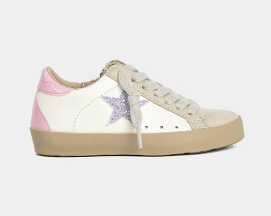 Shu Shop Paula Lilac Glitter Sneaker