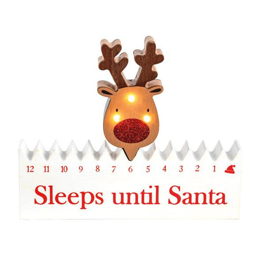 Mud Pie Reindeer Countdown Block