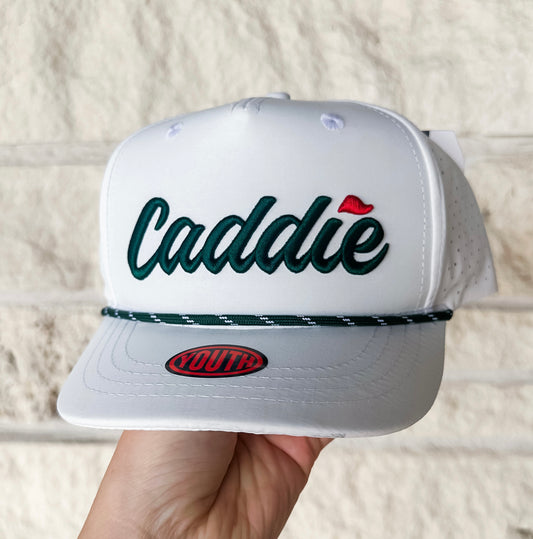 White/Green Caddie Hat