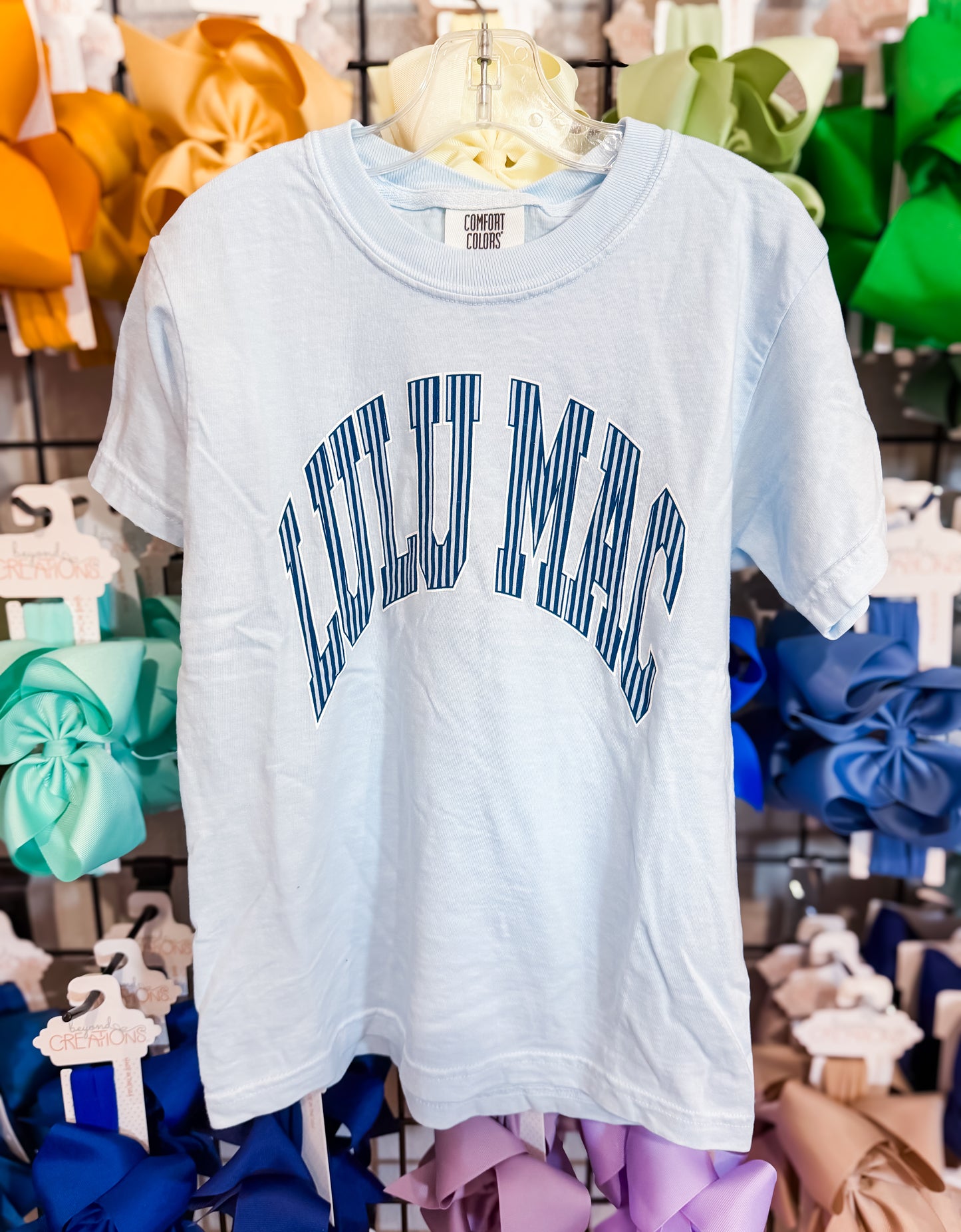 Lulu Mac Light Blue/Navy Tee