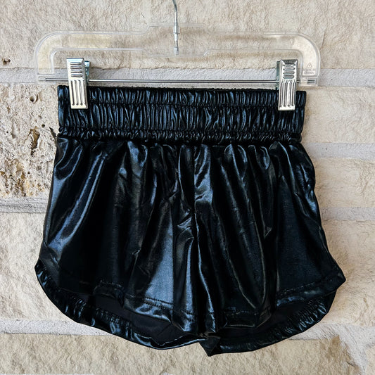 Belle Cher Black Metallic Short