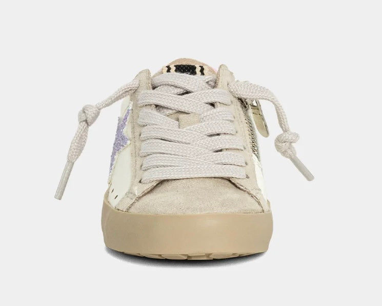 Shu Shop Paula Lilac Glitter Sneaker