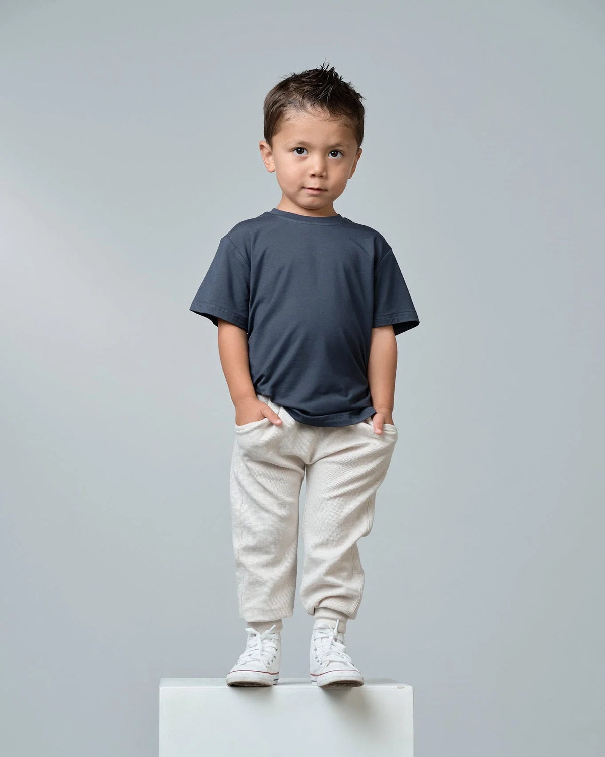Little Bipsy Blue Bamboo Tee