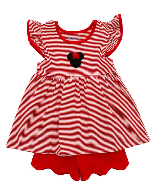Itsy Bitsy Mouse Scalloped Short Set