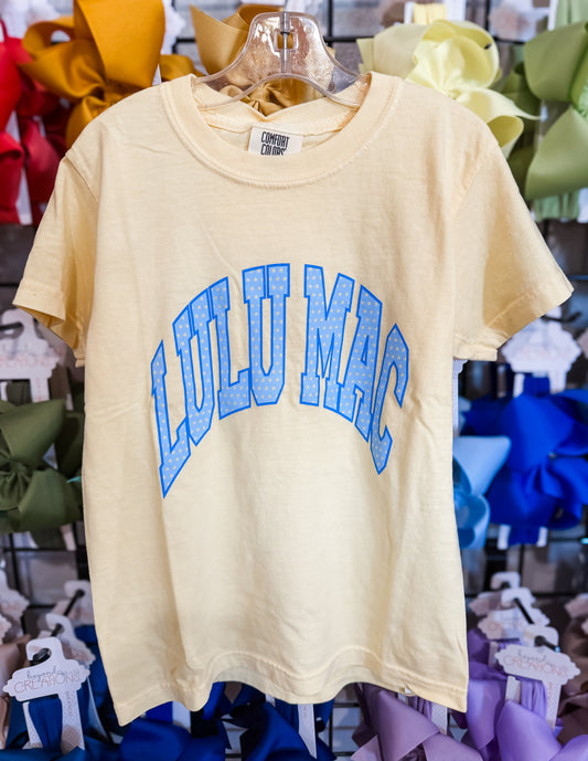 Lulu Mac Yellow/Blue Tee