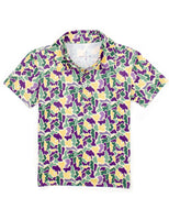 Properly Tied Mardi Gras Camo Inlet Polo