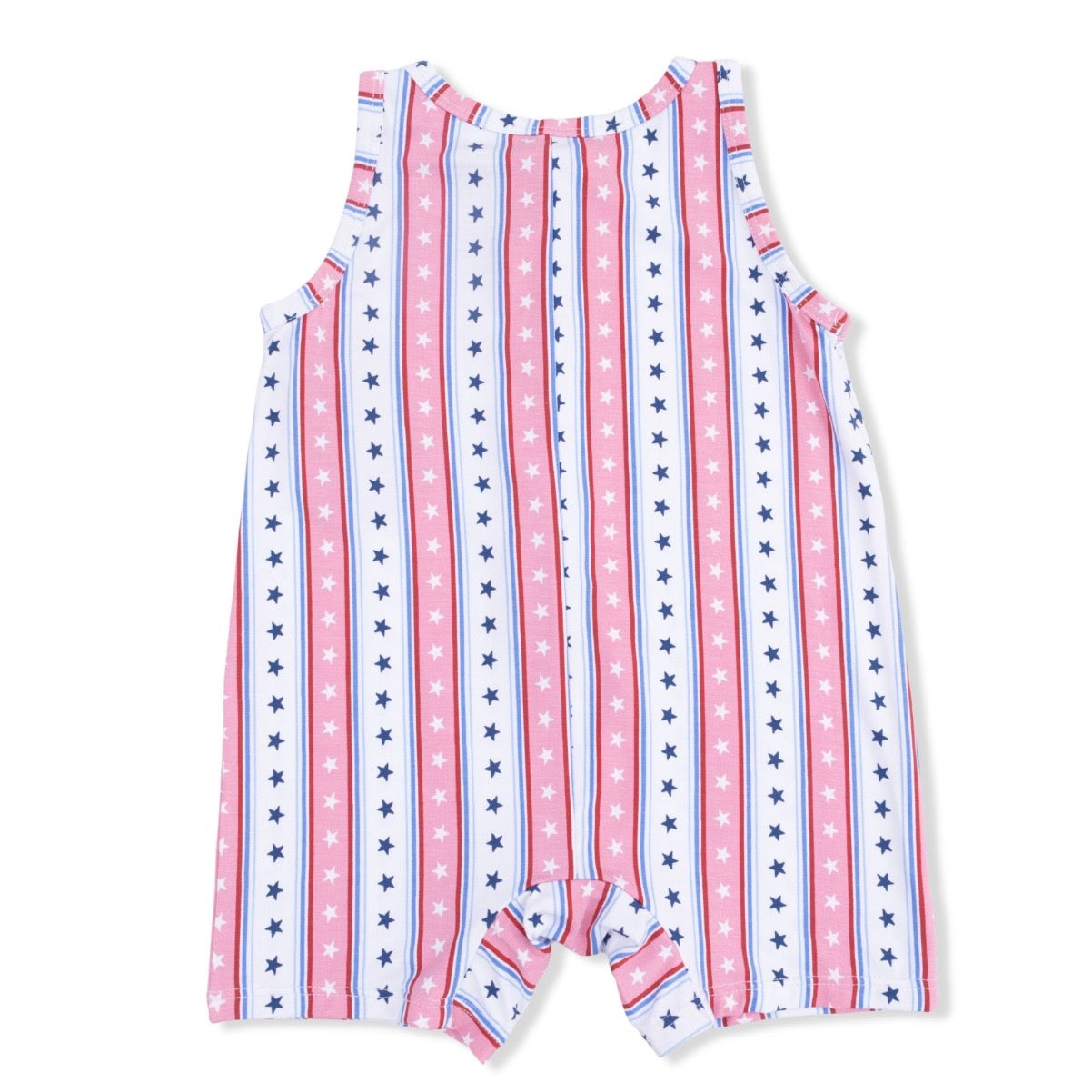 Angel Dear Stars & Stripes Shortie Romper