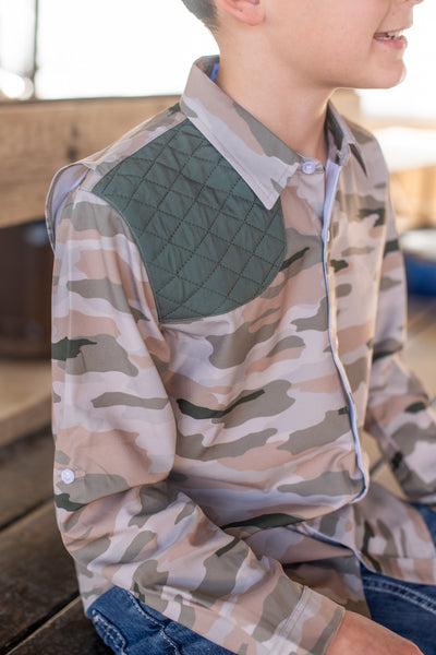 Blue Quail Classic Camo LS Shirt