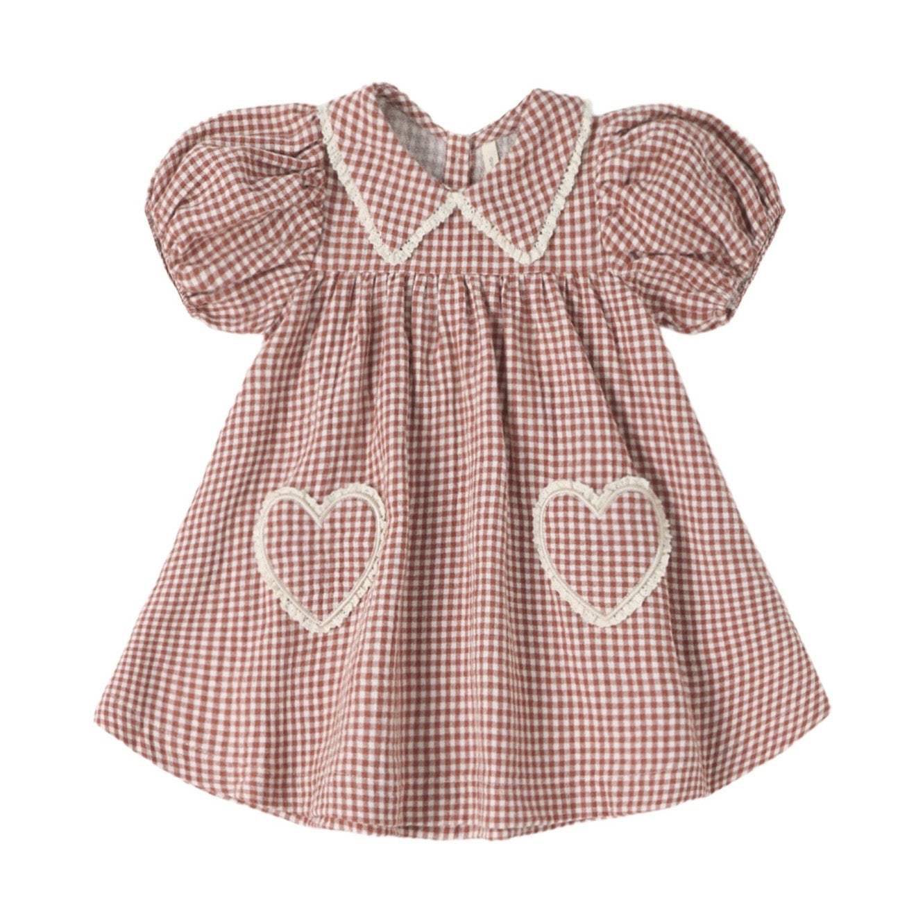 Quincy Mae Red Gingham Caroline Dress