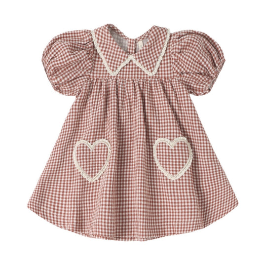 Quincy Mae Red Gingham Caroline Dress