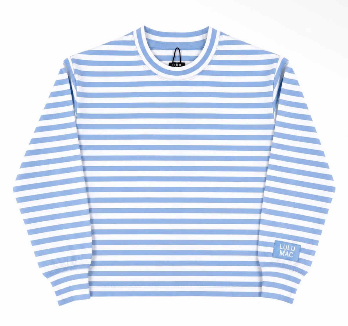 Lulu Mac Light Blue Stripe LS Top