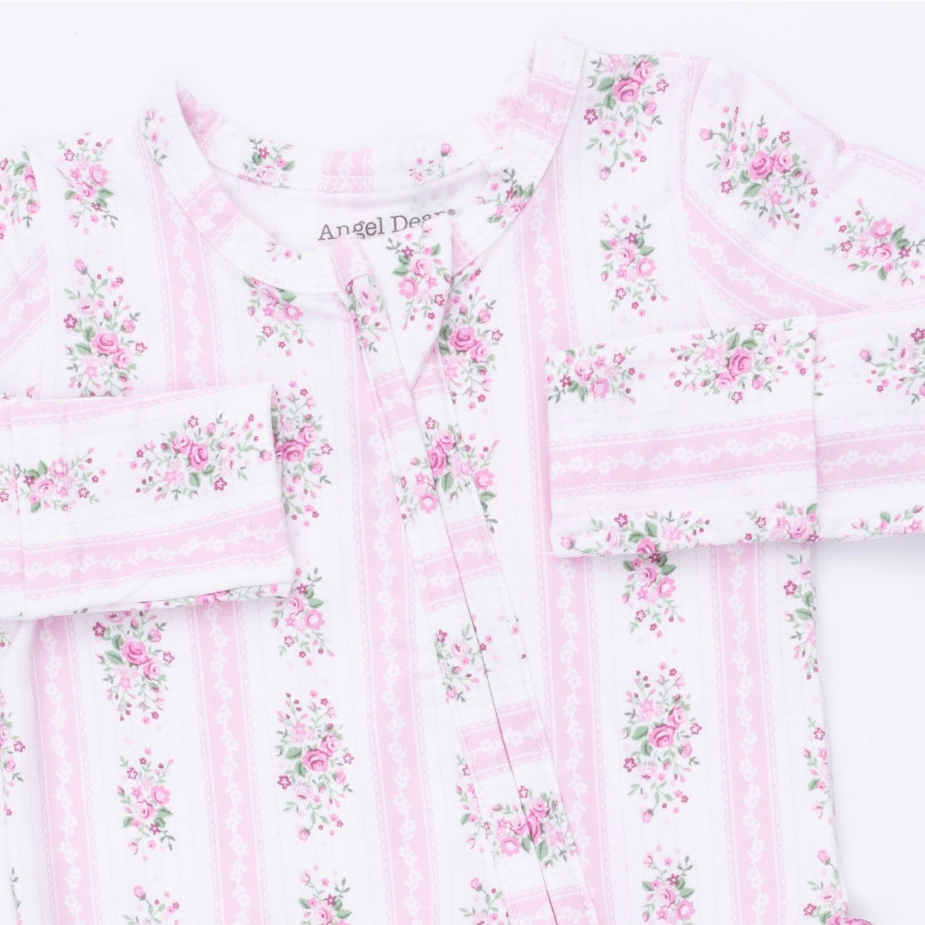 Angel Dear Bella Rose Stripe Footie