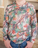 Blue Quail Hill Country Camo LS Performance Tee