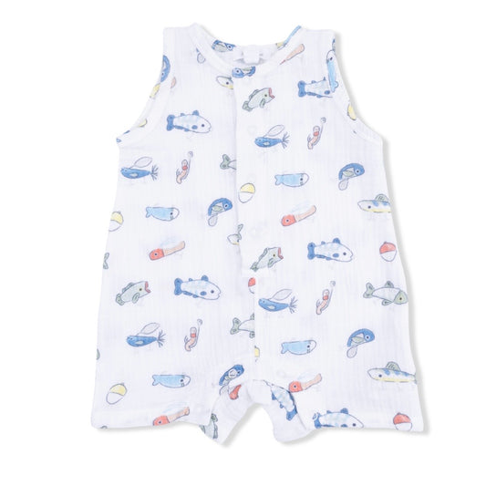 Angel Dear Fishing Lures Shortie Romper