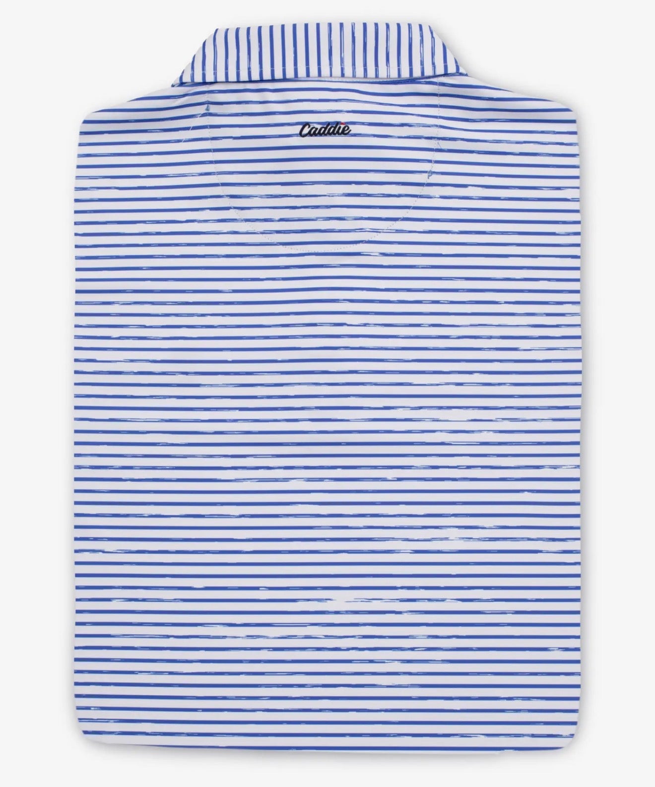Fieldstone Blue + White Caddie Flow Polo