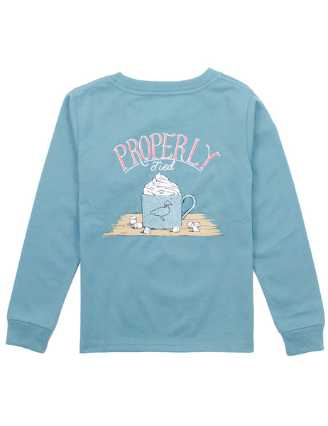 Properly Tied Hot Cocoa LS Tee