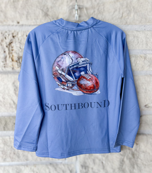 Southbound Football LS Performance Tee