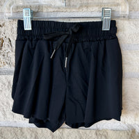 Belle Cher Black Butterfly Short