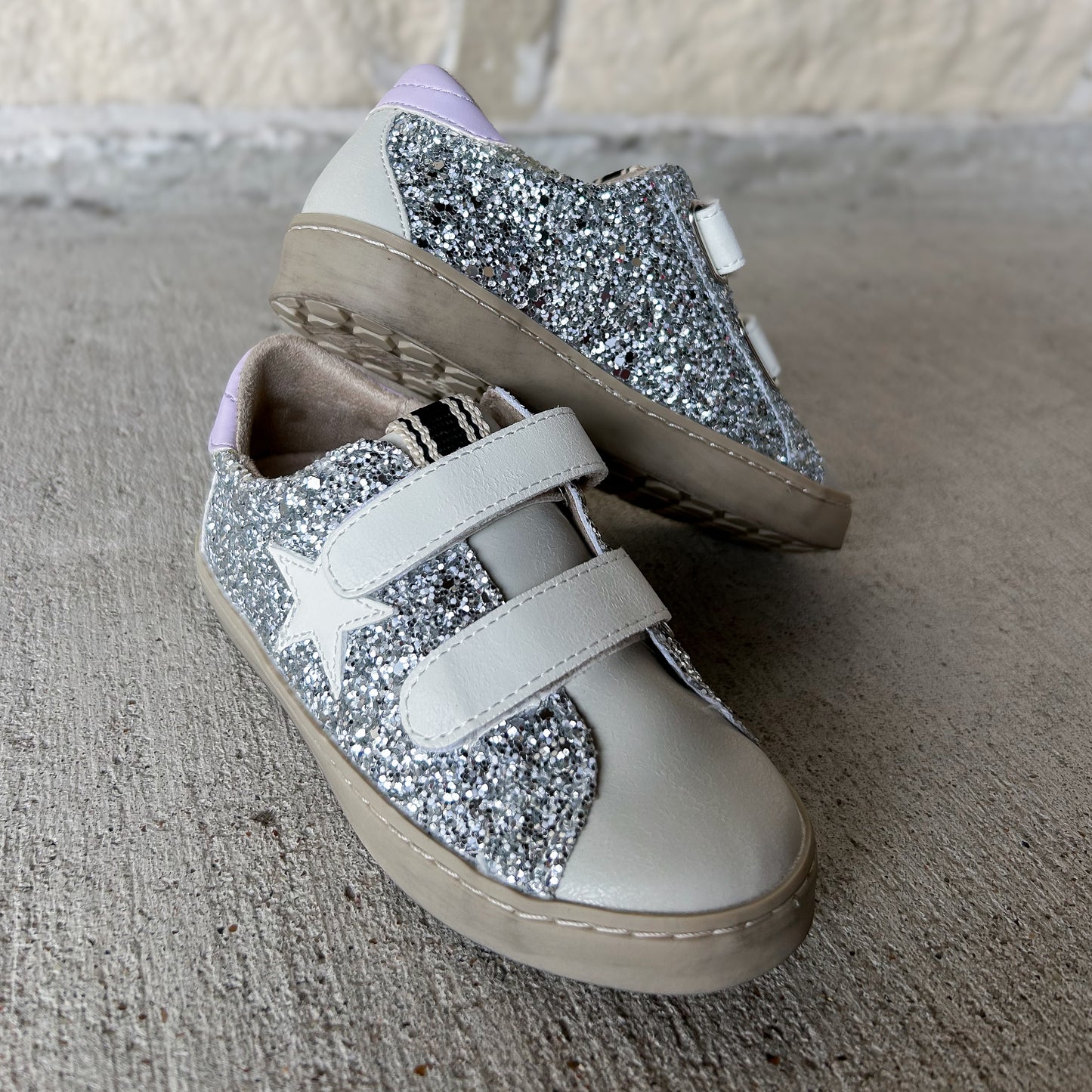 Shu Shop Sunny Sterling Glitter Sneaker